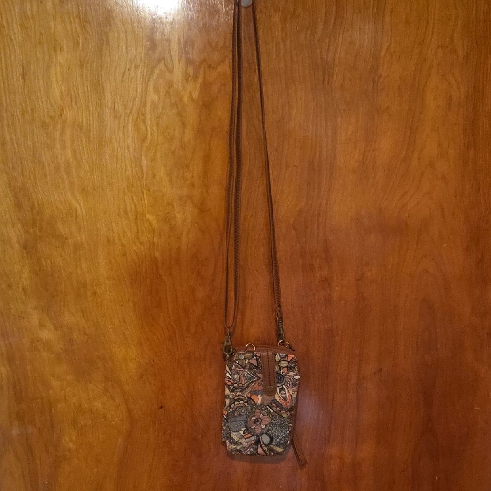 Floral Patterned Crossbody Bag
